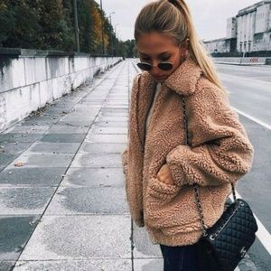 Brown Teddy Jacket